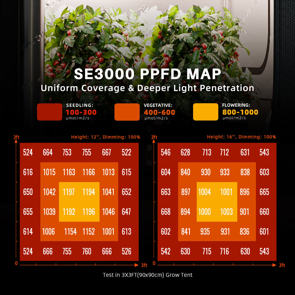 Spider Farmer SE3000 EVO LED 300 Watt – 5