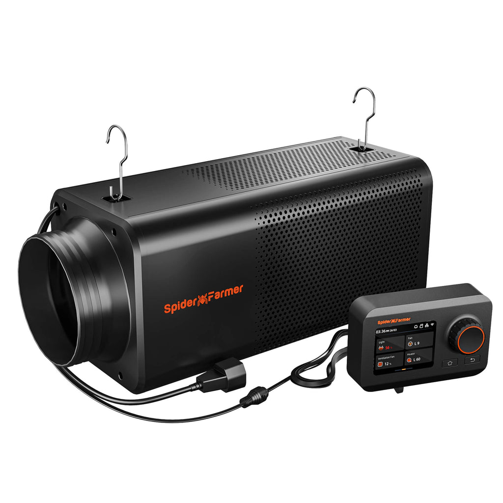 Spider Farmer Smartes 2-in-1 Abluftset mit GGS Klimasteuerung bis 586 m³/h – 1