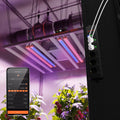 Spider Farmer UV30 & IR16 LED Grow Light Bars Set (60cm) with GGS AC5 Power Strip Kit for Smart Control