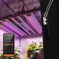 Spider Farmer UV60 & IR30 LED Grow Light Bars Set (90cm) with GGS AC5 Power Strip Kit for Smart Control