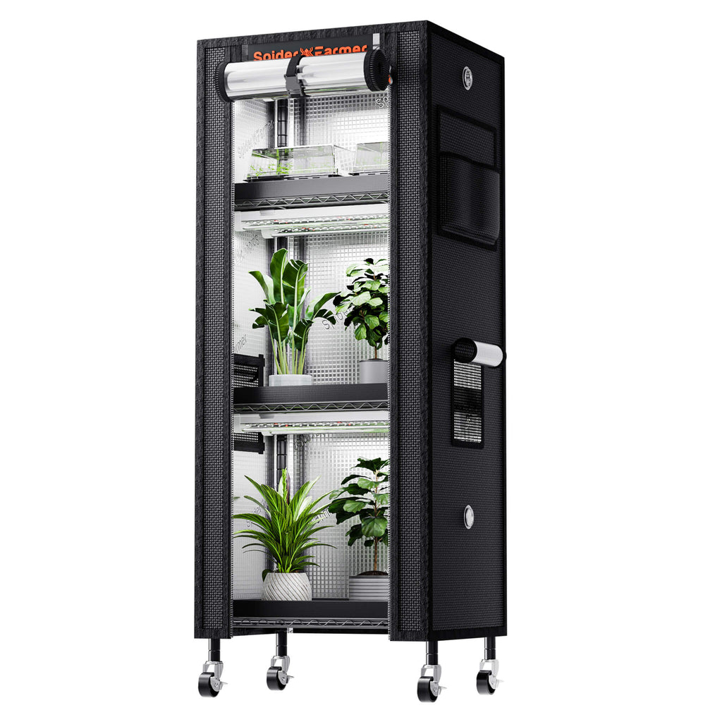 Spider Farmer Anzucht/Stecklinge Komplettset (40x30x120 cm) 54 Watt LED – 1