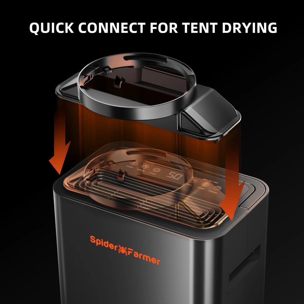 Spider Farmer Smarter Luftentfeuchter 230 Watt und 2 Liter Tank – 9