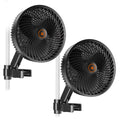 Spider Farmer 2er Set smarter Schwenkventilator mit Stangenclip Ø 15 cm 8 Watt – 1