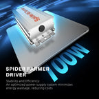 Spider Farmer Komplettset (70x70x160 cm) 100 Watt SF1000 LED mit GGS für smarte Steuerung – 12