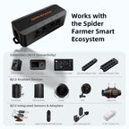 Spider Farmer 10-Port GGS Pro Erweiterungsadapter RJ12 für GGS Controller & smarte Grow Geräte – 2