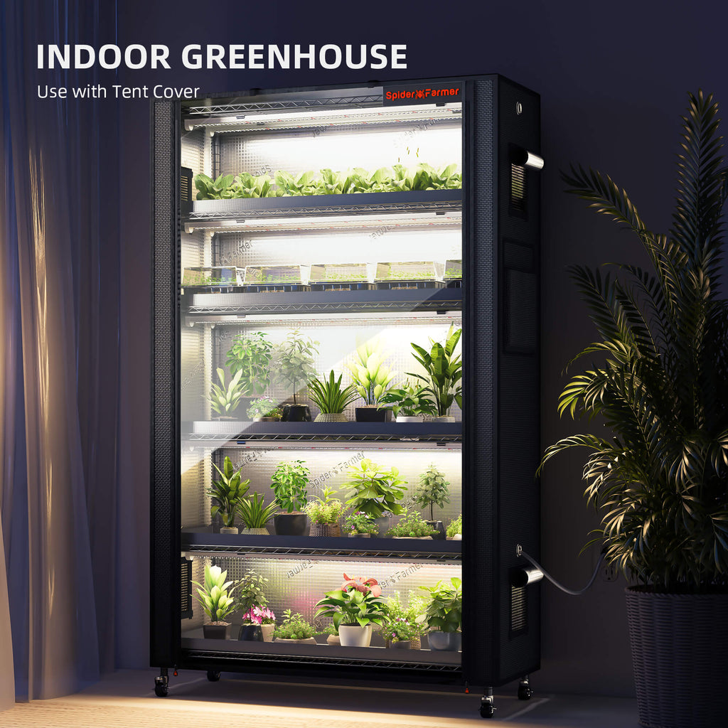 Spider Farmer Anzucht/Stecklinge Komplettset (110x40x180 cm) 220 Watt LED – 5