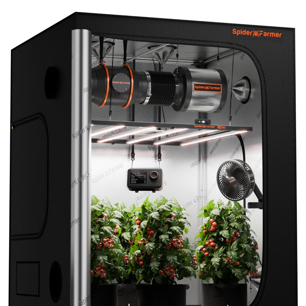 Spider Farmer Komplettset (150x150x200 cm) 730 Watt SE7000 EVO LED mit GGS für smarte Steuerung – 1