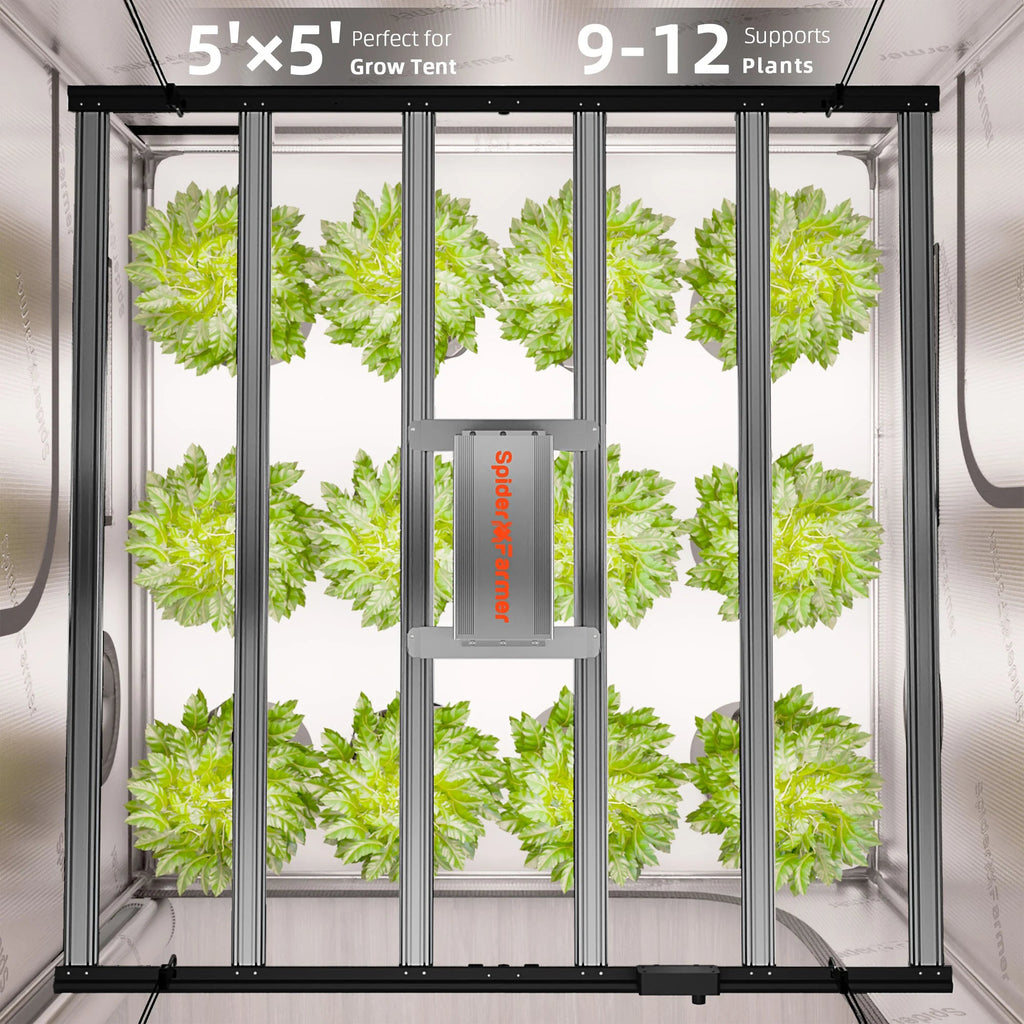 Spider Farmer Komplettset (150x150x200 cm) 800 Watt G8600 EVO LED mit GGS für smarte Steuerung – 6
