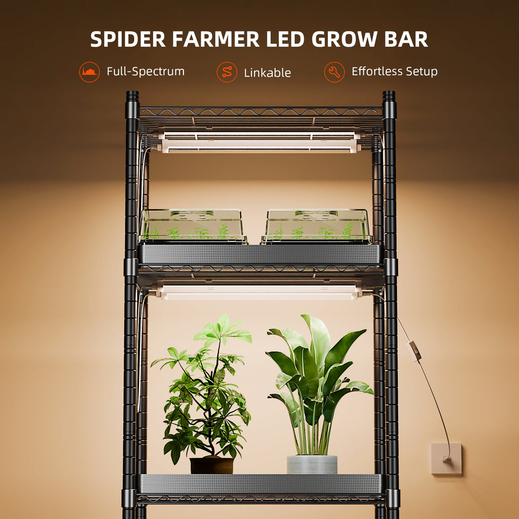 Spider Farmer GlowBar20 Vollspektrum LED Zusatzbeleuchtung 80 Watt – 7